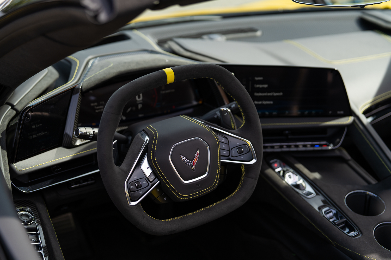 Chevrolet Corvette Stingray belső tér és cockpit