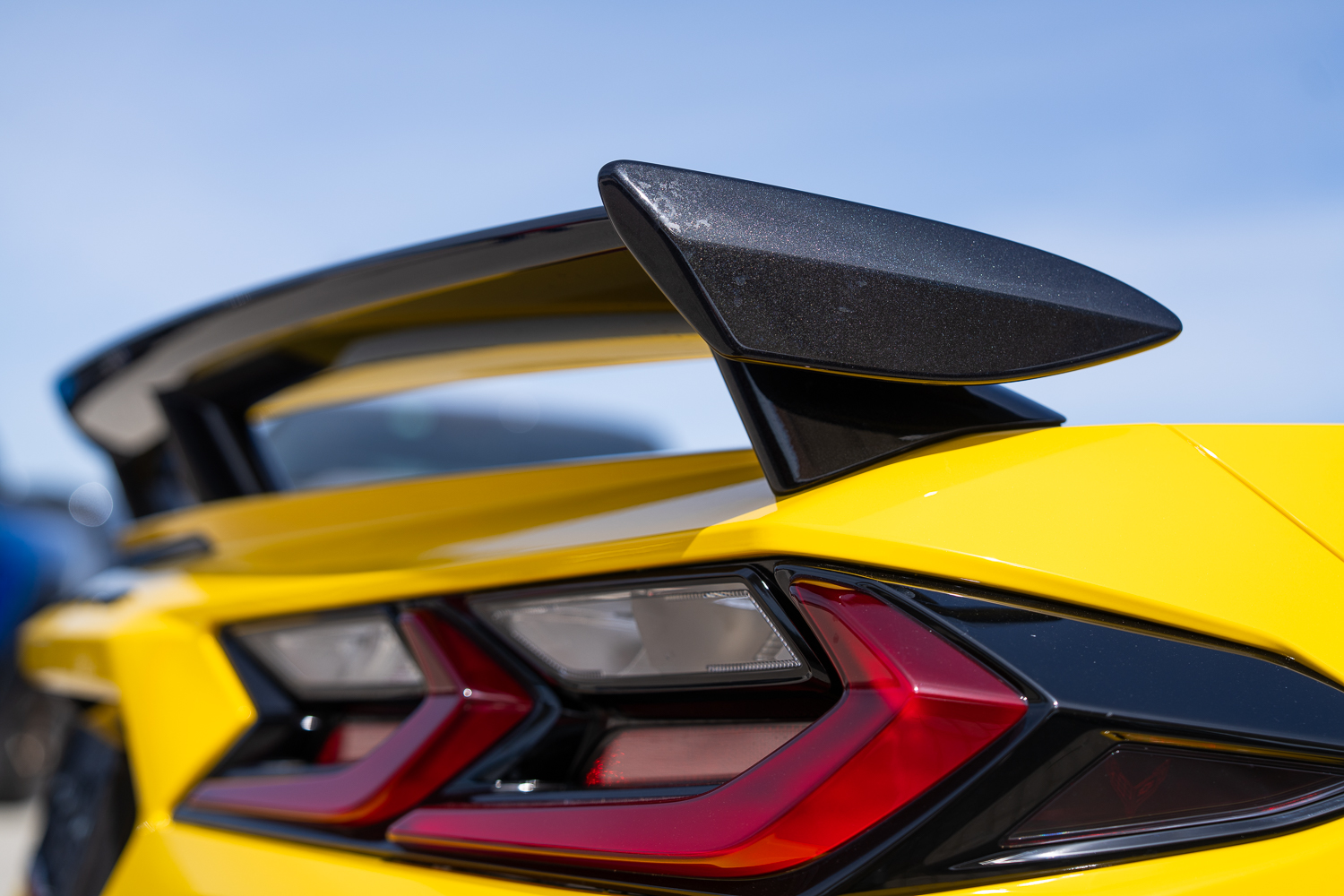 Chevrolet Corvette Stingray hátsó szárny részlet